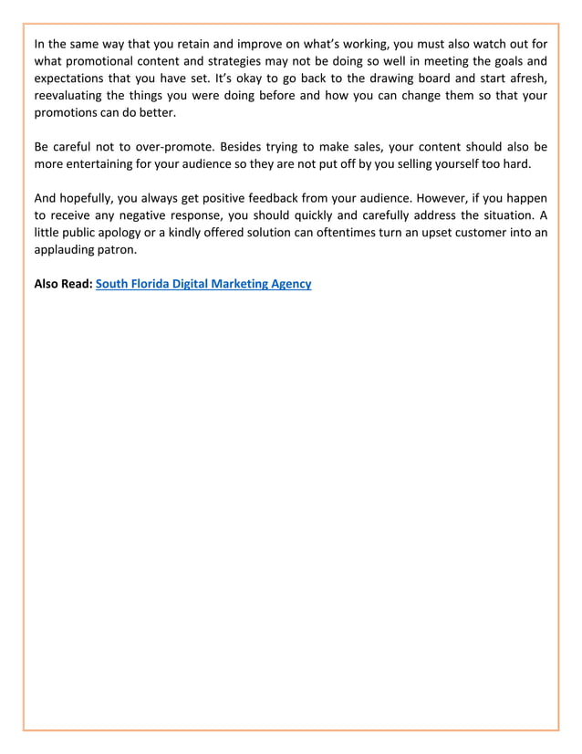 8 ways to properly promote your business on social media | PDF