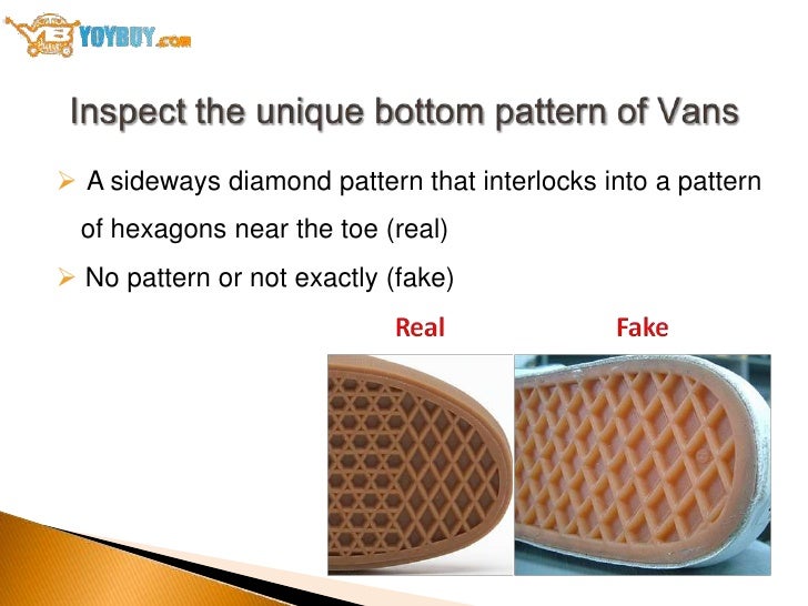 how to tell if vans are fake
