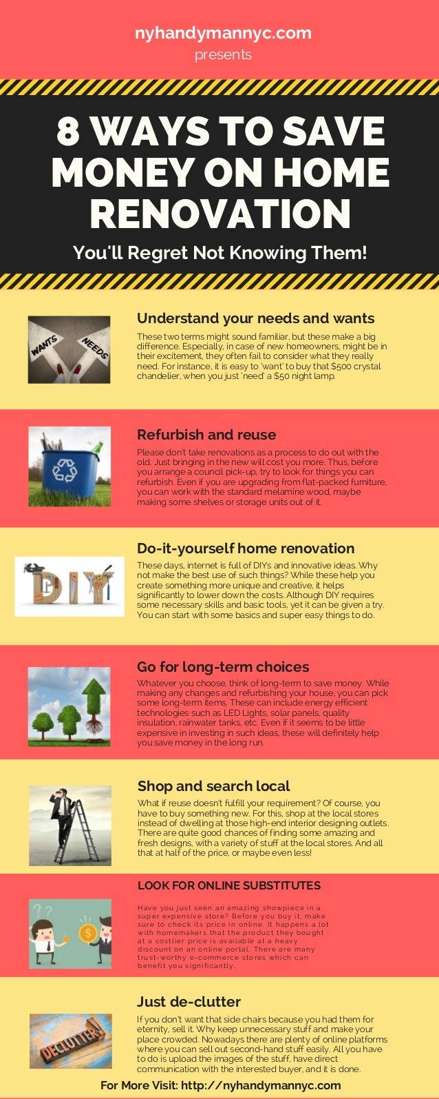 8 ways to save money on home renovation