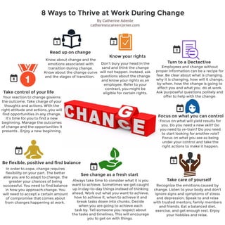 8 Ways to Thrive During Change at Work (Infographic)