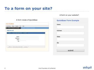 Website Integration with QuickBase - Joshua McGinnis | PPT