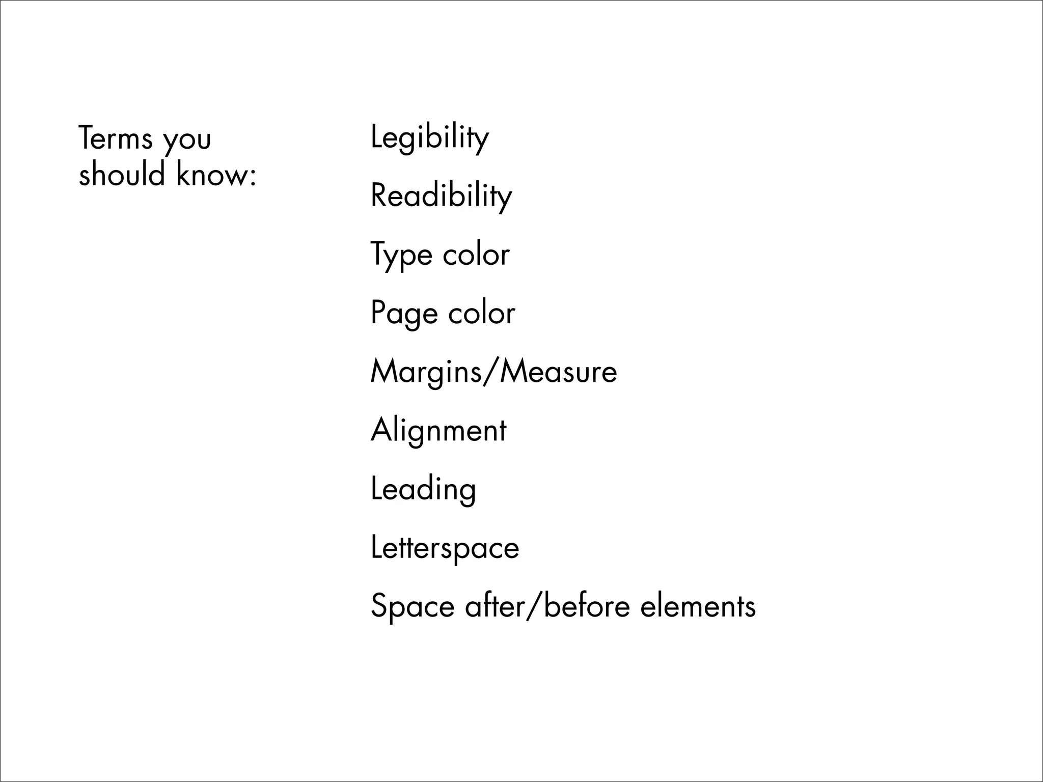 USING WHITESPACE (Intro to GD, Wk 8)