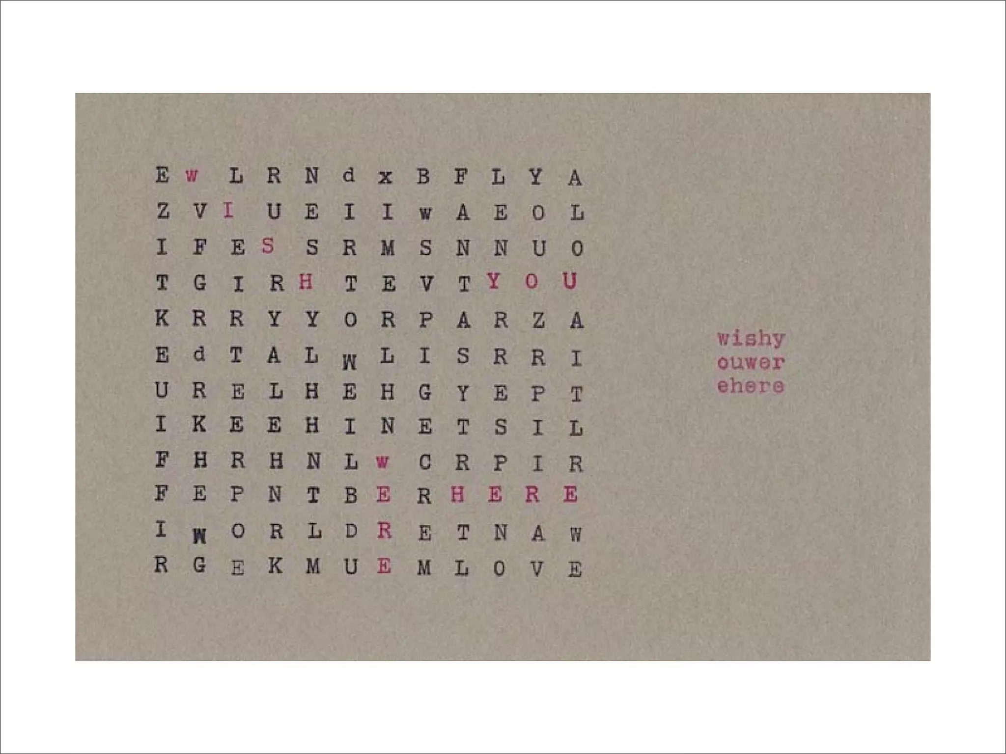 USING WHITESPACE (Intro to GD, Wk 8)