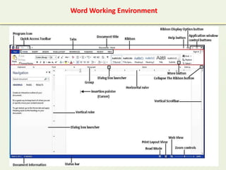 Word Working Environment
 