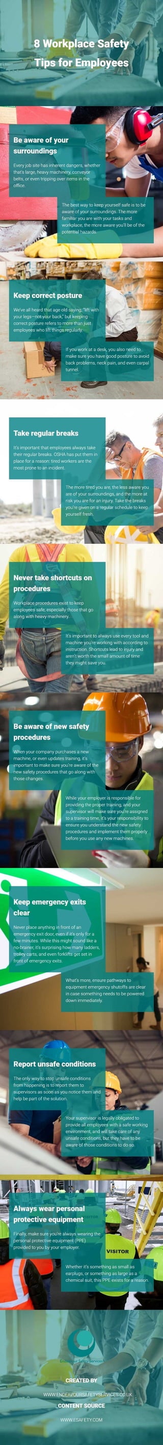 8 workplace safety tips for employees