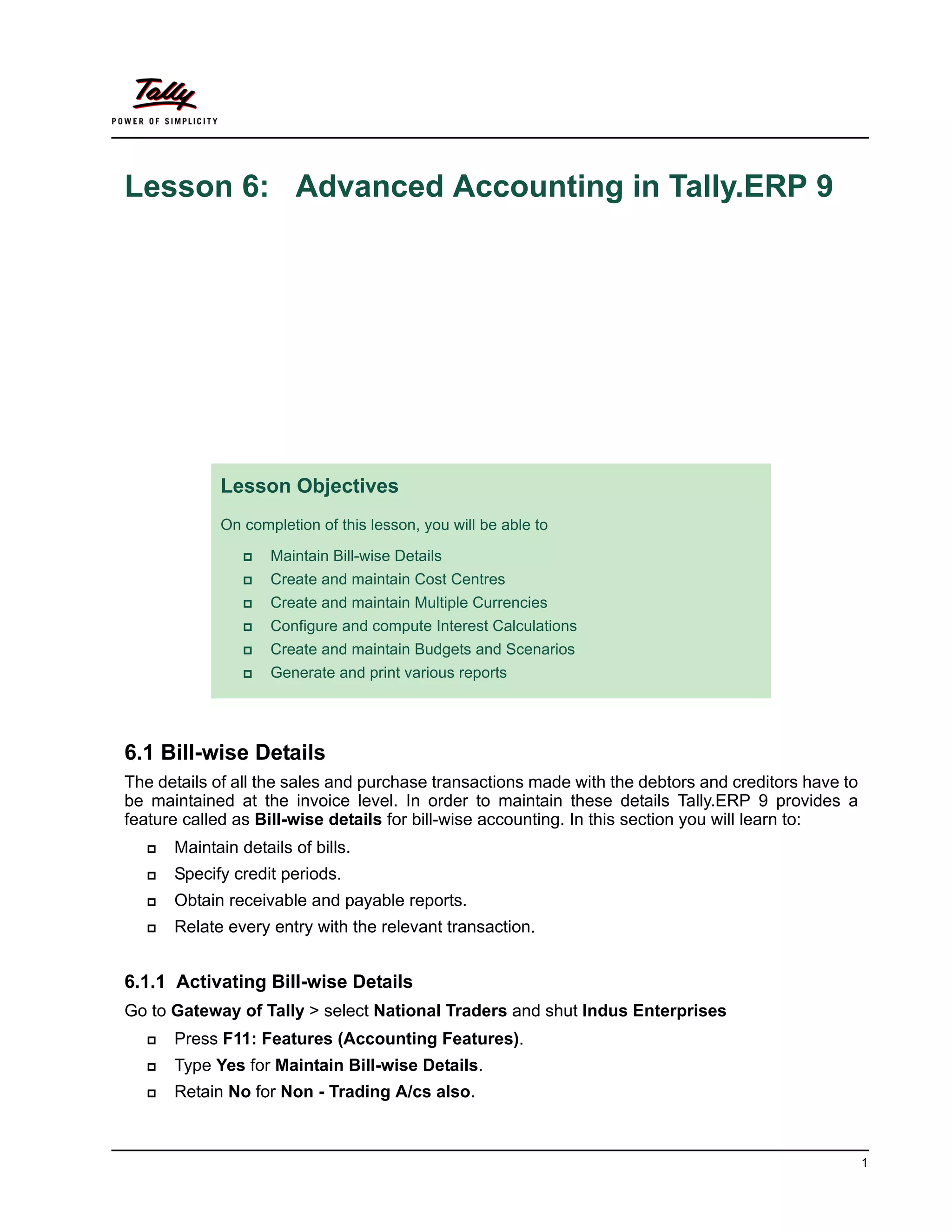 6 advanced accounting | PDF