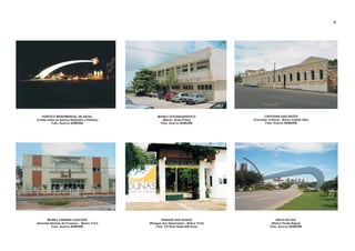 PÓRTICO MONUMENTAL DE NATAL
(Limite entre os bairros Neópolis e Pitimbu)
Foto: Acervo SEMURB
MUSEU OCEANOGRÁFICO
(Bairro Areia Preta)
Foto: Acervo SEMURB
MUSEU CÂMARA CASCUDO
(Avenida Hermes da Fonseca - Bairro Tirol)
Foto: Acervo SEMURB
PARQUE DAS DUNAS
(Bosque dos Namorados - Bairro Tirol)
Foto: CD Rom Natal 400 Anos
ARCO DO SOL
(Bairro Ponta Negra)
Foto: Acervo SEMURB
78
CAPITANIA DAS ARTES
(Corredor Cultural - Bairro Cidade Alta)
Foto: Acervo SEMURB
 