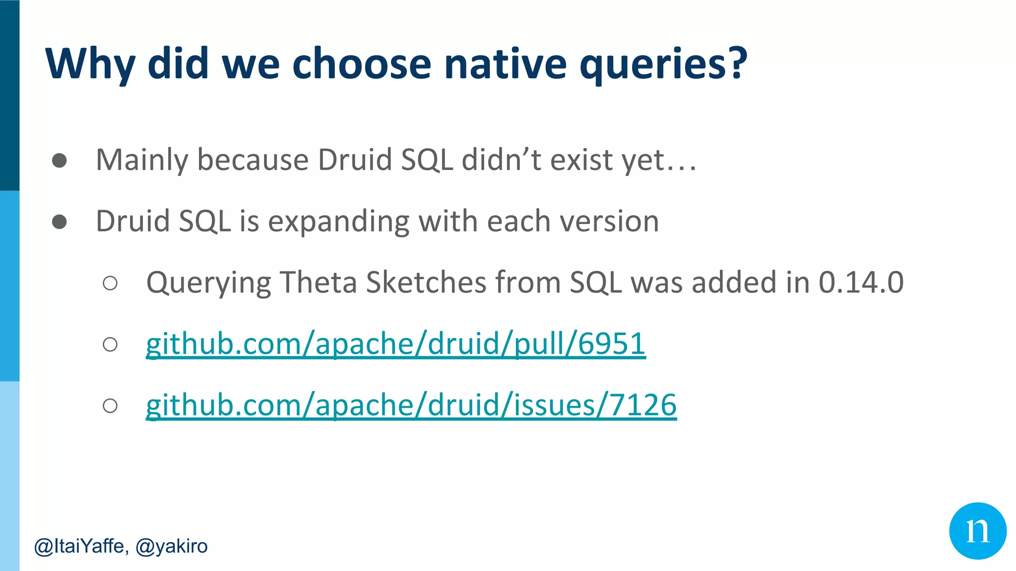 @ItaiYaffe, @yakiro
● …
●
○
○
○
 