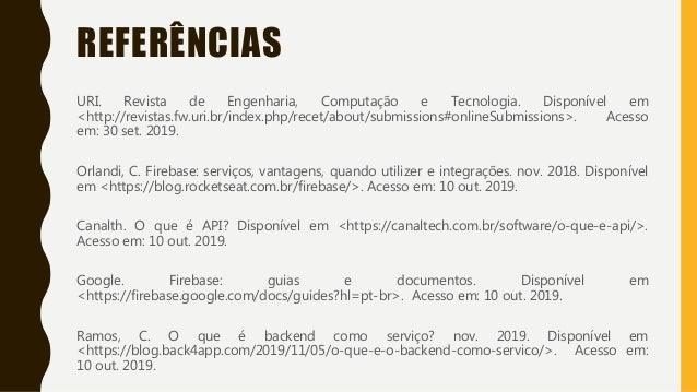 Backend as a Service Firebase em Nuvem)