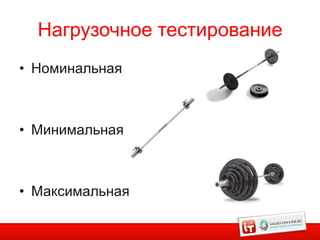Нагрузочное тестирование
• Номинальная



• Минимальная



• Максимальная
 