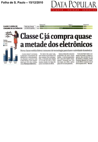 Folha de S. Paulo – 15/12/2010 