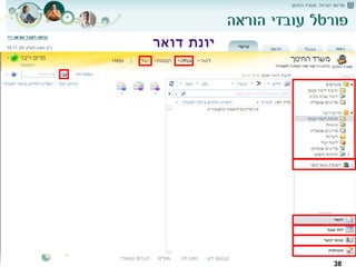 38
‫דואר‬ ‫יונת‬
 