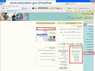 45
www.education.gov.il/manbas
 