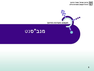 5
‫מנב"ס‬‫נט‬
 