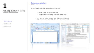 !"
                            Sovereign posture




Designing?Desktop?So@ware




-
-

-
 