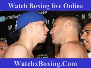 Watch Boxing live Online WatchxBoxing.Com 