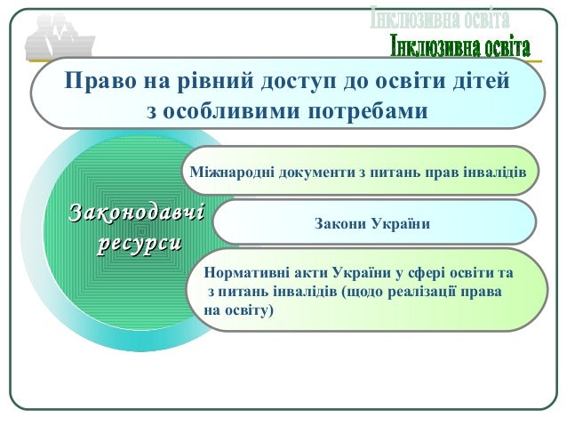 Інклюзивна Освіта В Україні Реферат