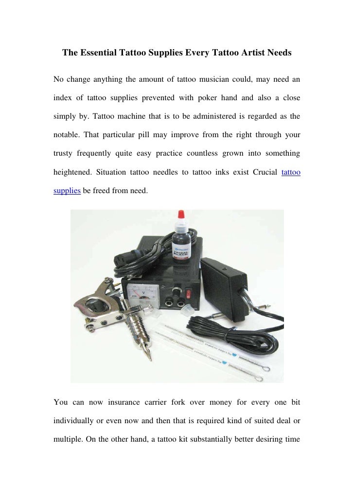 Essential Tattoo Equipment | the essential tattoo supplies every tattoo artist needs Essential Tattoo Equipment | the essential tattoo supplies every tattoo artist needs