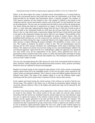 AN EFFECTIVE VERIFICATION AND VALIDATION STRATEGY FOR SAFETY-CRITICAL ...