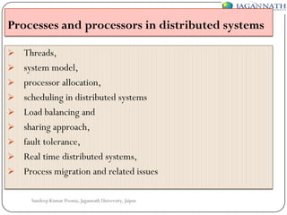 Processes and Processors in Distributed Systems | PPT
