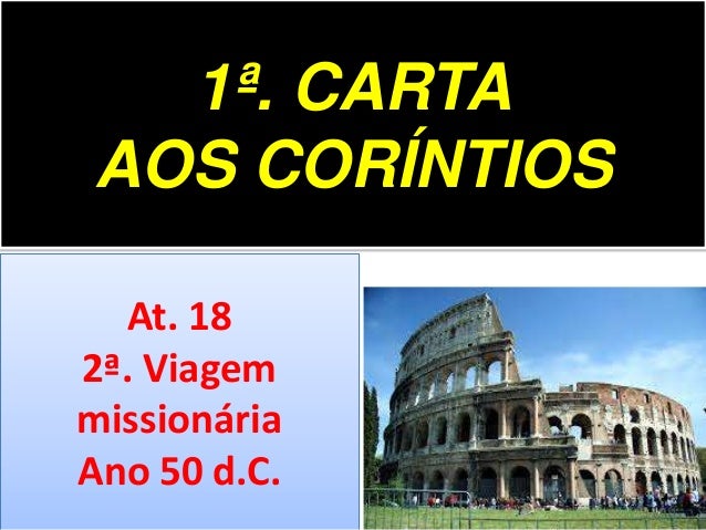 9. epístola de paulo 1' coríntios
