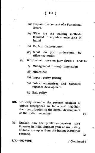 Previous year Question paper For Guahati University 