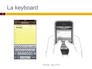 La keyboard
R.Polillo - Marzo 2014
20
 