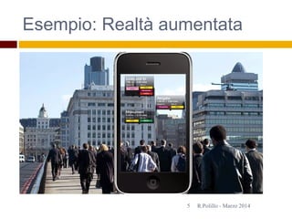 Esempio: Realtà aumentata
R.Polillo - Marzo 20145
 