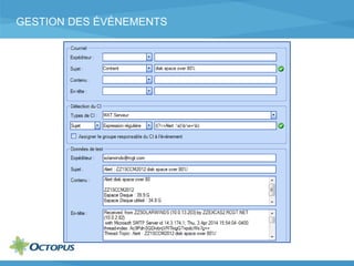 GESTION DES ÉVÉNEMENTS
 