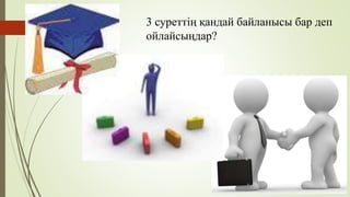 3 суреттің қандай байланысы бар деп
ойлайсыңдар?
 