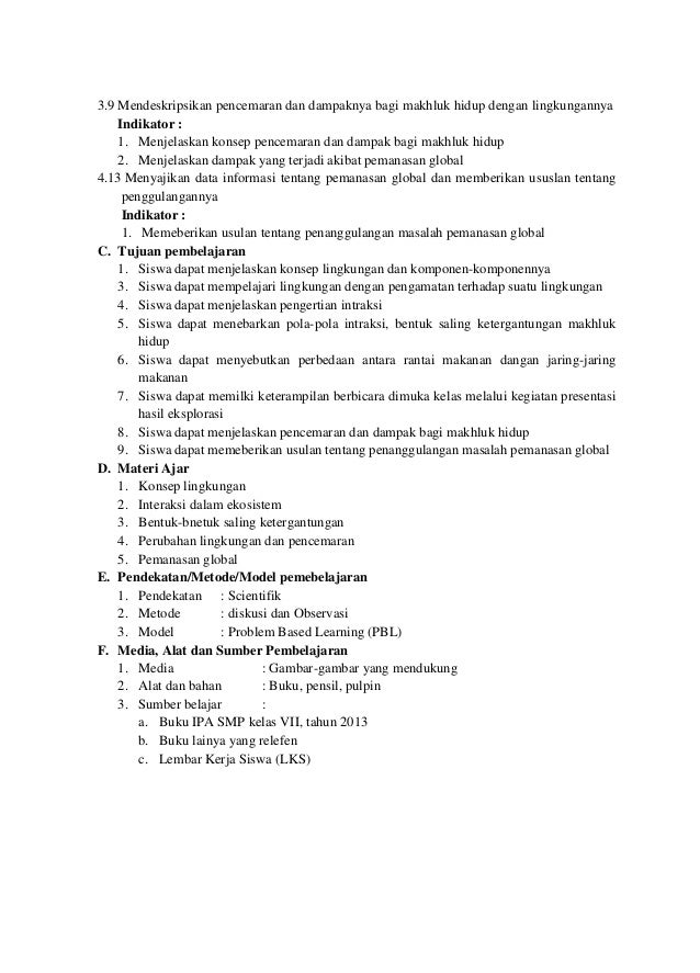 9 Rpp Intraksi Makhluk Hidup Dengan Lingkunganya Ok 9 Rpp Intraksi Makhluk Hidup Dengan Lingkunganya Ok