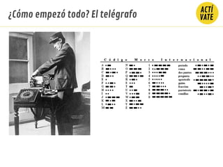 ¿Cómo empezó todo? El telégrafo
 