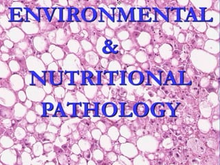 ENVIRONMENTAL 
& 
NUTRITIONAL 
PATHOLOGY 
 