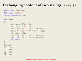 Strings | PPT
