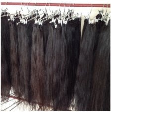 Longest, Natural Uncolored Human Hair Wefts for Extensions