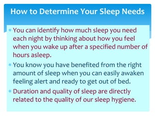 9. sleep and stay healthy | PPTX