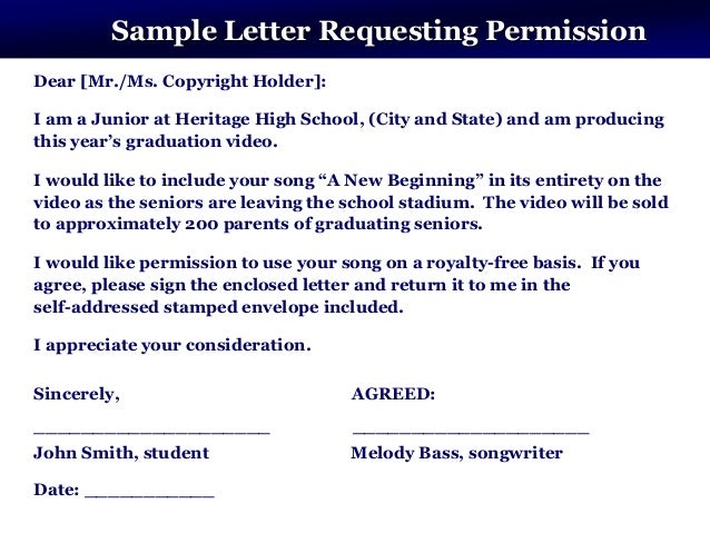 Writing A Formal Letter Asking For Permission To Use Logo
