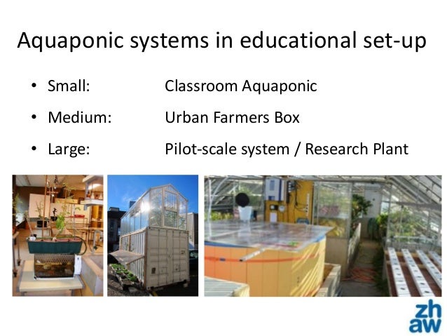aquaponics in classrooms as a tool to promote system