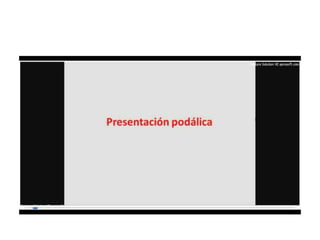 9.  presentacion podalica y transversa