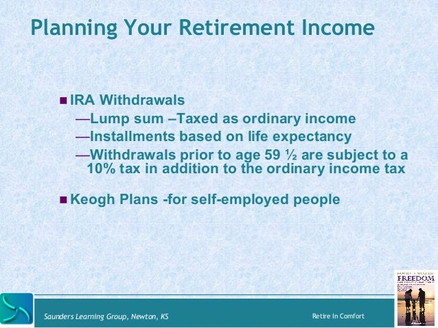 Best retirement options for self employed