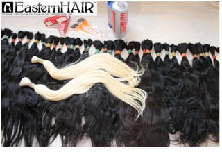 Our 100% Natural Very Soft Blonde and Dark Human Hair Collection