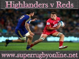 watch live rugby Highlanders vs Reds
