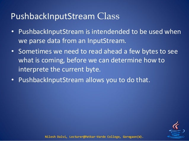 Pushbackinputstream | Die Anleitung zu Java PushbackInputStream – GDXGQ