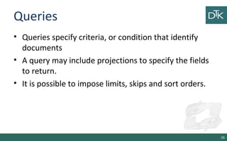 9. Document Oriented Databases | PPT