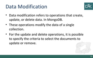 9. Document Oriented Databases | PPT