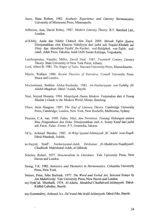 9 Sejarah Perkembangan Kesusastraan Arab Klasik Dan Modern Fadlil