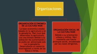 Sociedades pre – incas