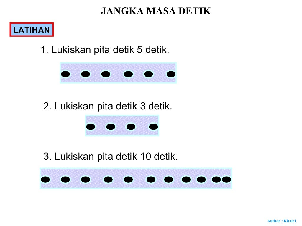 9 Jangka Masa Detik