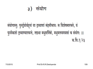7/3/2015 Prof.Dr.R.R.Deshpande 109
 