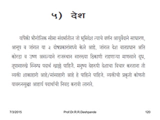 7/3/2015 Prof.Dr.R.R.Deshpande 120
 